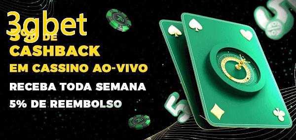 Promoções do cassino ao Vivo 3gbet